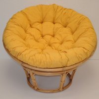 Ratanový PAPASAN svetlý - priemer 100 cm