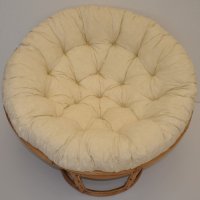 Ratanový PAPASAN svetlý - priemer 100 cm