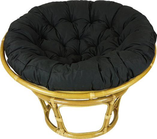 Ratanový PAPASAN, svetlý, priemer 110 cm