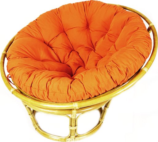 Ratanový PAPASAN, svetlý, priemer 110 cm