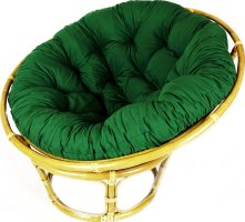 Ratanový PAPASAN, svetlý, priemer 110 cm