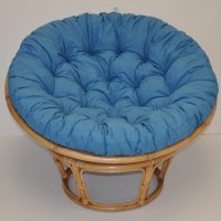 Ratanový PAPASAN, svetlý, priemer 110 cm