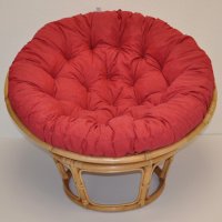 Ratanový PAPASAN, svetlý, priemer 110 cm