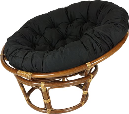 Ratanový PAPASAN tmavý - priemer 100 cm