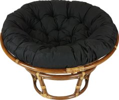 Ratanový PAPASAN tmavý - priemer 100 cm