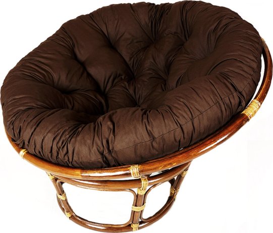 Ratanový PAPASAN tmavý - priemer 100 cm