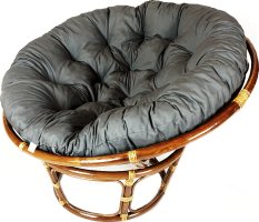 Ratanový PAPASAN tmavý - priemer 100 cm