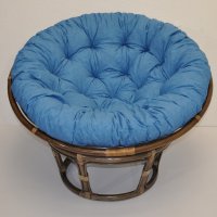 Ratanový PAPASAN tmavý - priemer 100 cm