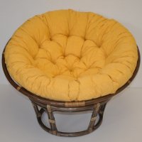 Ratanový PAPASAN tmavý - priemer 100 cm