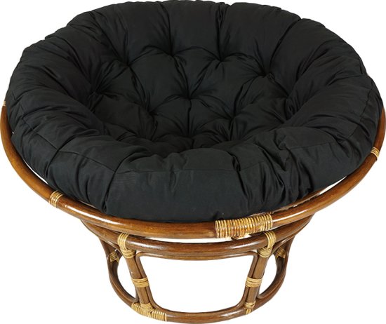 Ratanový PAPASAN - tmavý med - priemer 110 cm