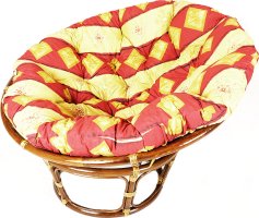 Ratanový PAPASAN - tmavý med - priemer 110 cm