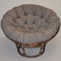 Ratanový PAPASAN - tmavý med - priemer 110 cm