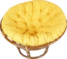 Ratanový PAPASAN - tmavý med - priemer 110 cm