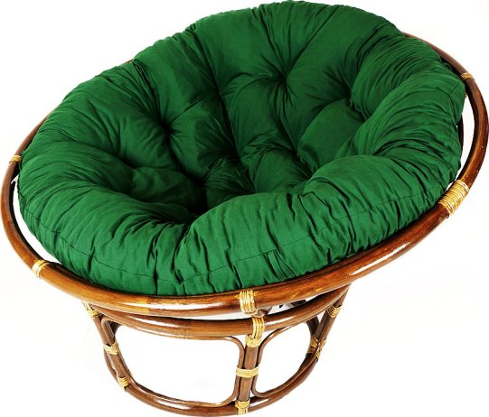 Ratanový PAPASAN - tmavý med - priemer 110 cm